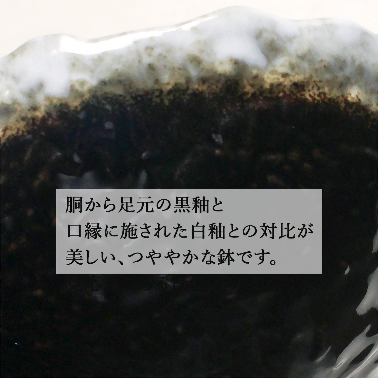 盆栽鉢 山野草鉢 岩肌丸 四日市萬古焼 (5号(約15センチ), 黒結晶)