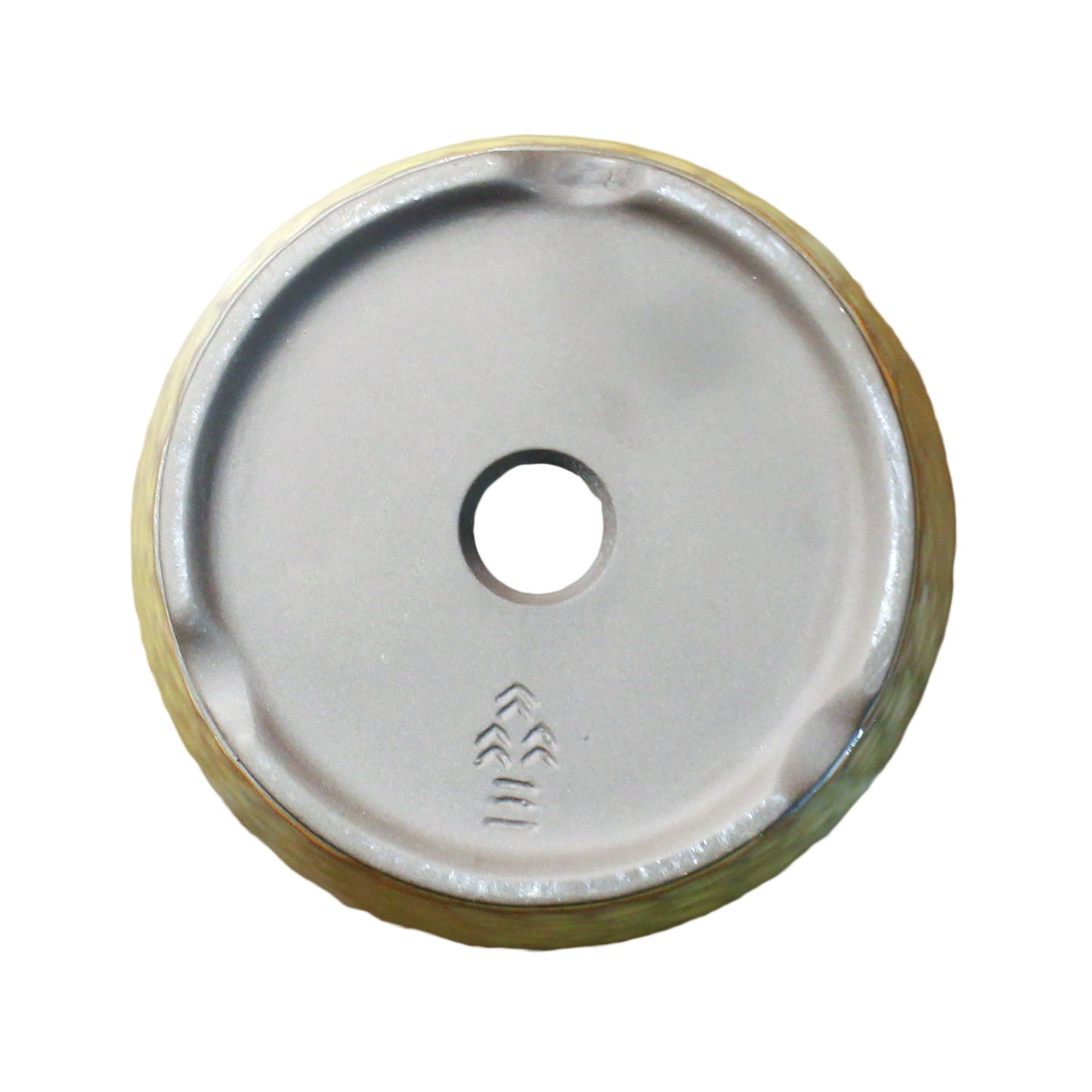 盆栽鉢 山野草鉢 丸型鉢 切立 小鉢 (4号(約12センチ), 黄釉)