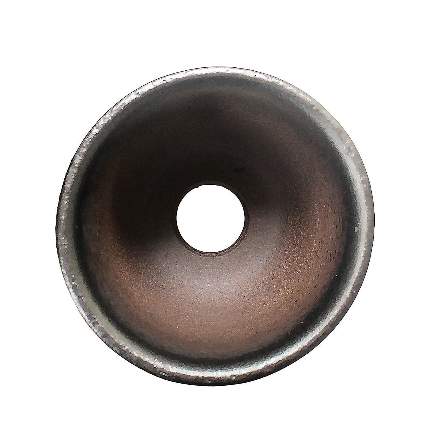 盆栽鉢 エビネ鉢 黒 4号 四日市萬古焼 丸 円形 陶器 約12センチ