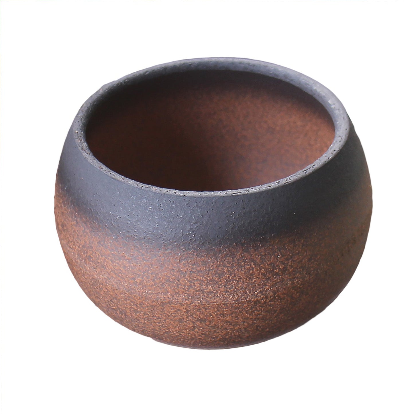 丸鉢 黒吹 (3号(約9.8センチ)) 四日市萬古焼