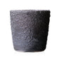 盆栽鉢 4号 切立 黒窯変 グレー 信楽焼 約12.5センチ