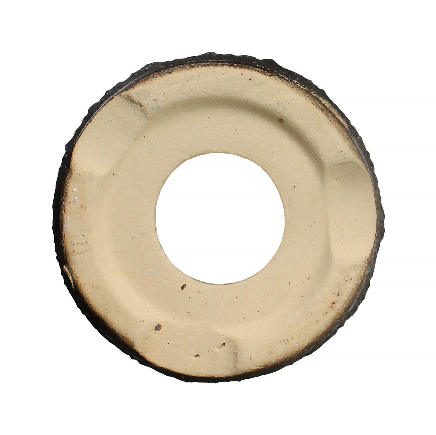 盆栽鉢 4号 切立 黒窯変 グレー 信楽焼 約12.5センチ