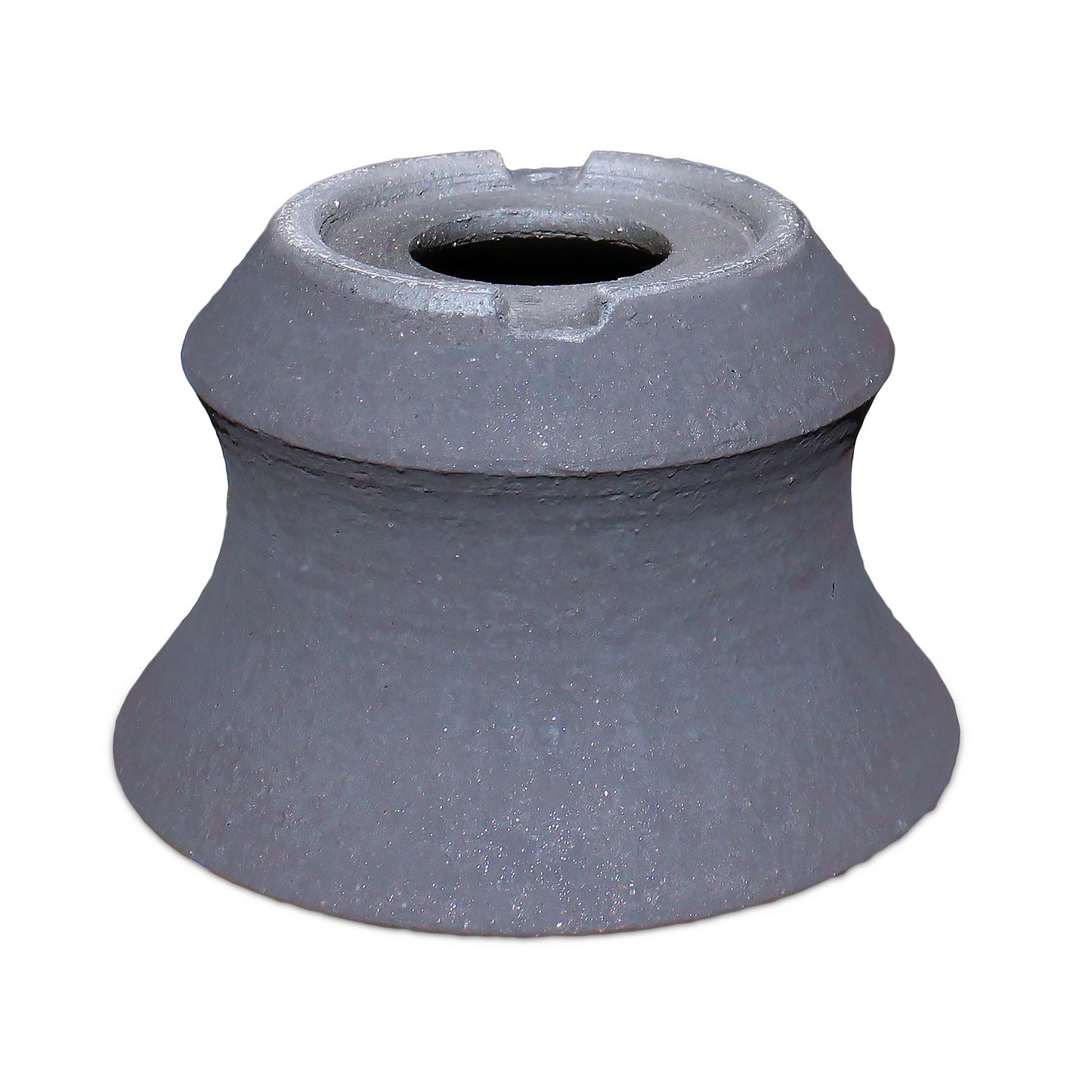 信楽焼 陶器鉢 中深ソリ M 5.5号 黒鉄釉 約17センチ