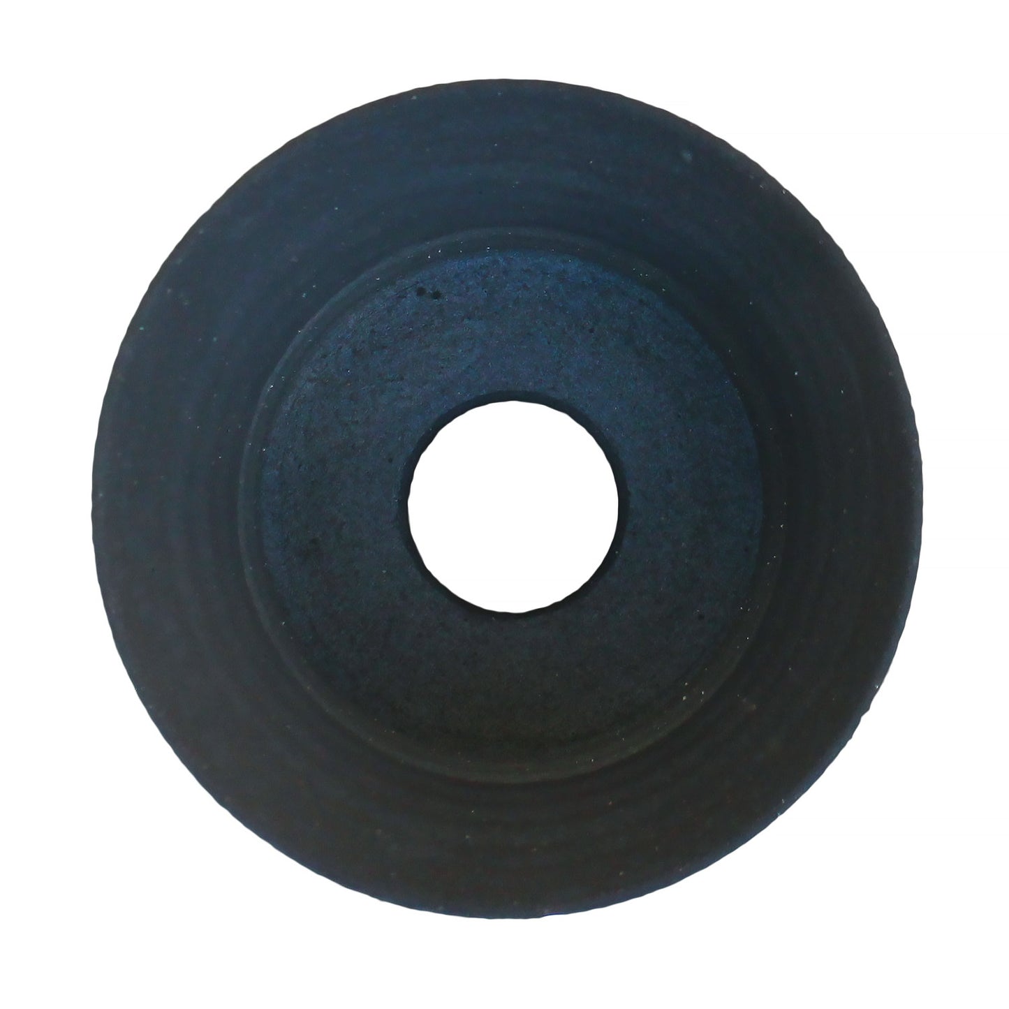 信楽焼 陶器鉢 中深ソリ M 5.5号 黒鉄釉 約17センチ